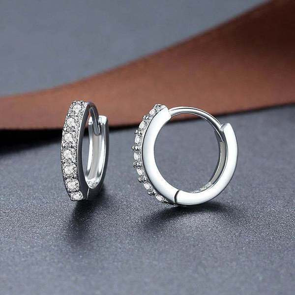 Shopno Jewellery Silver Plated Hoop Fashion Earring