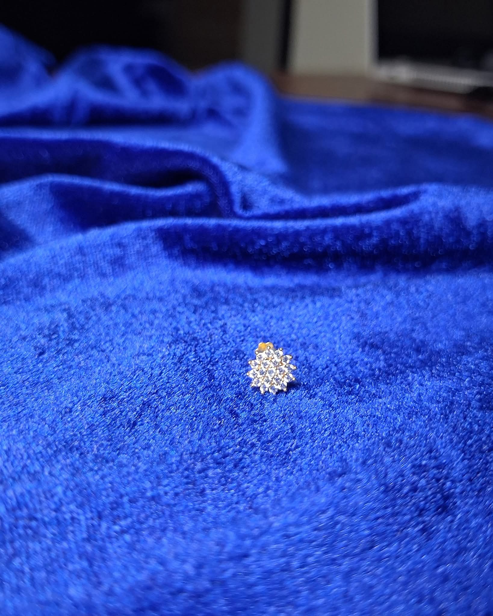 Shopno Jewellery New Multi Stone nose pin